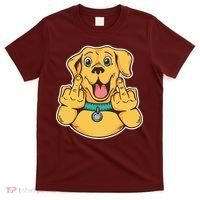Middle Finger Dog T-Shirt thumb 0