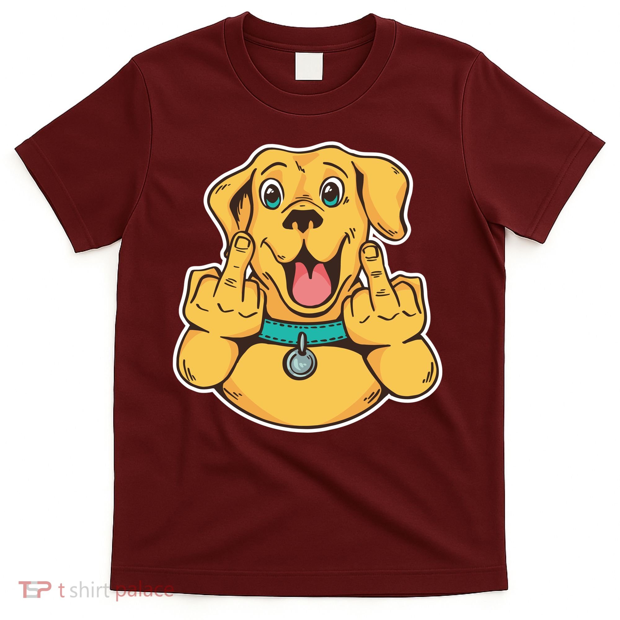 Middle Finger Dog T-Shirt