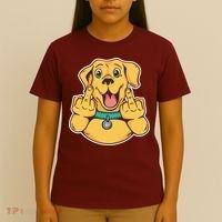 Middle Finger Dog T-Shirt thumb 4