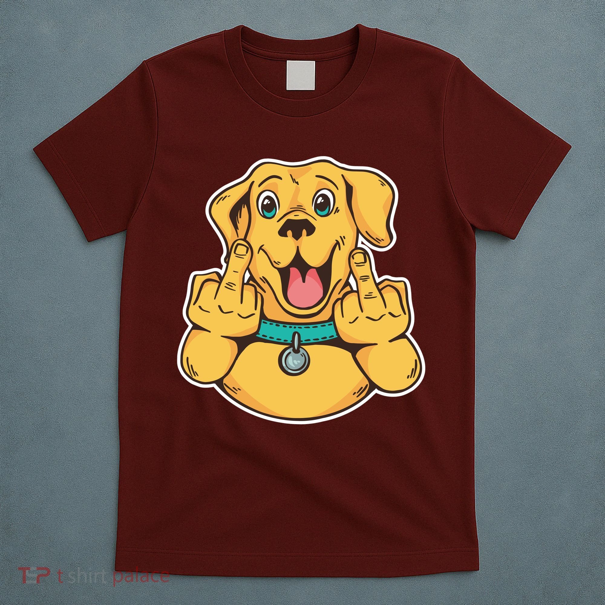 Middle Finger Dog T-Shirt