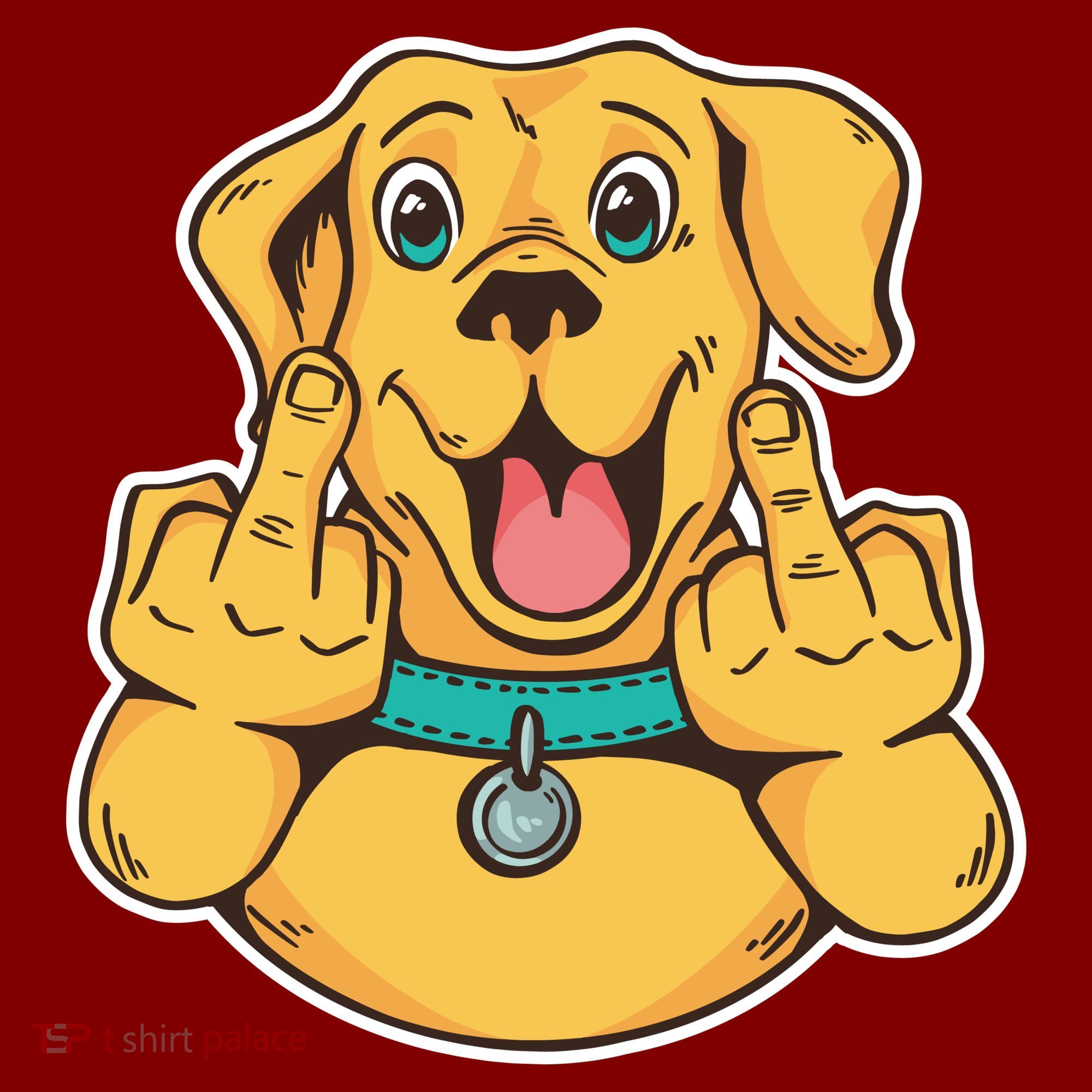 Middle Finger Dog Beanie