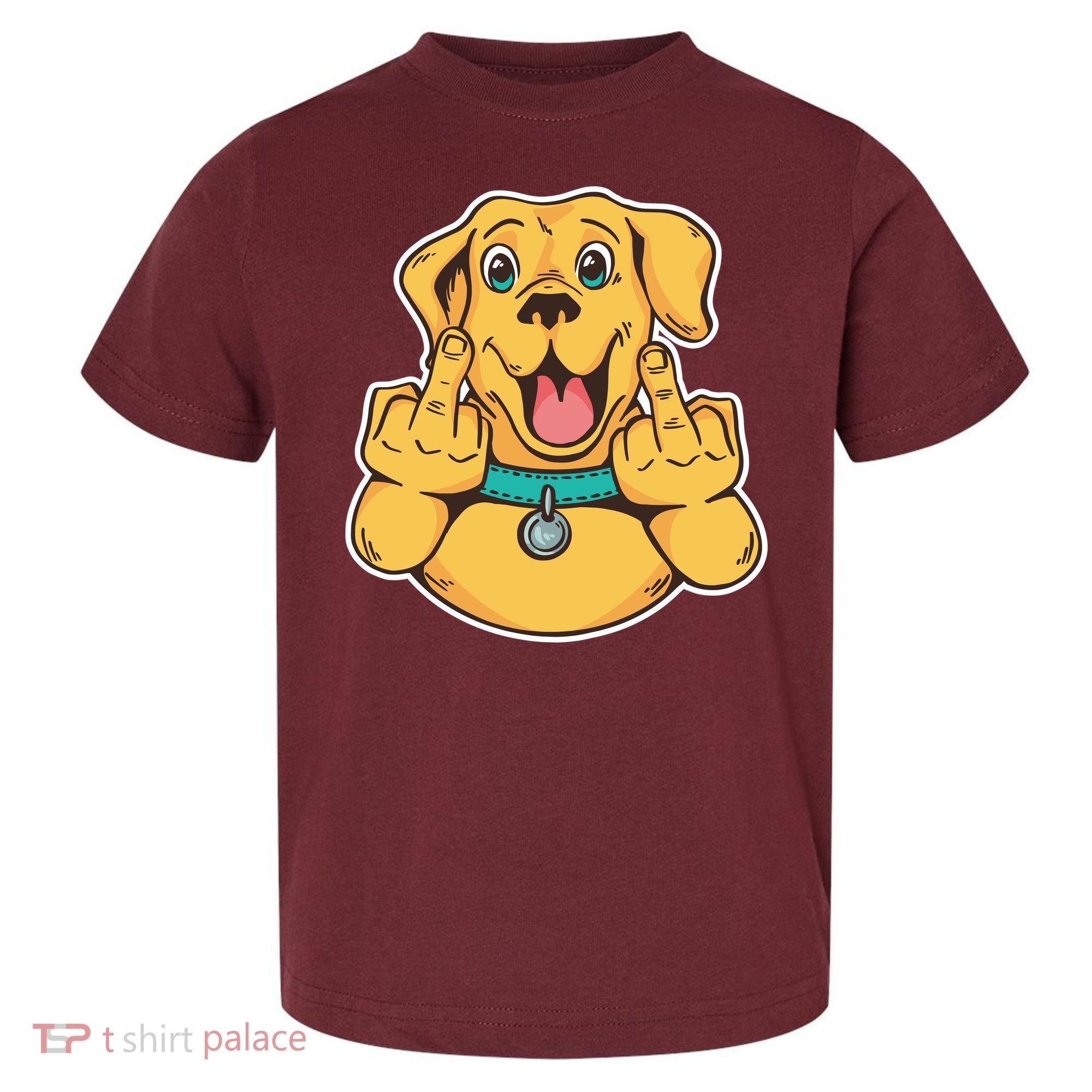 Middle Finger Dog Toddler T-Shirt