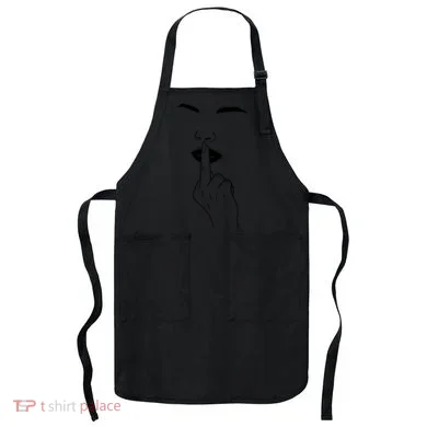 Middle Finger Lips Apron