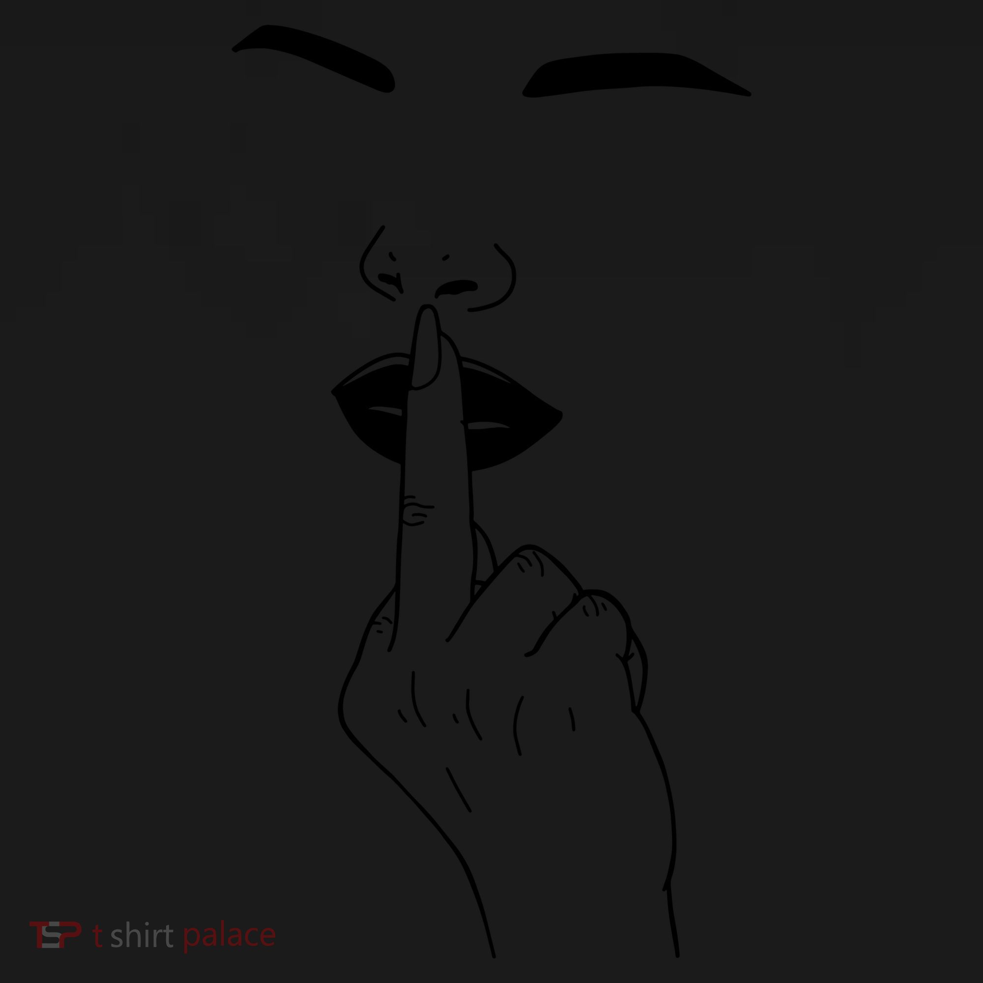 Middle Finger Lips Sweatshirt
