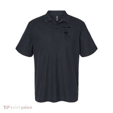 Middle Finger Lips Polo