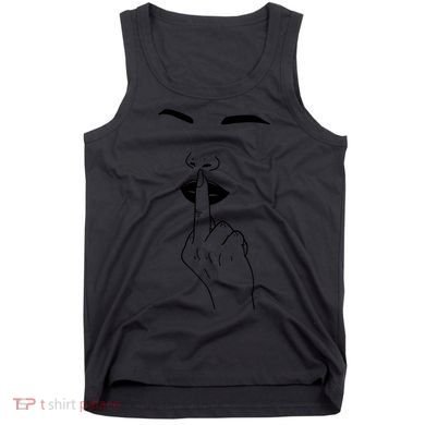Middle Finger Lips Tank Top