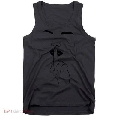 Middle Finger Lips Tank Top