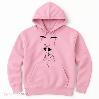 Middle Finger Lips Hoodie