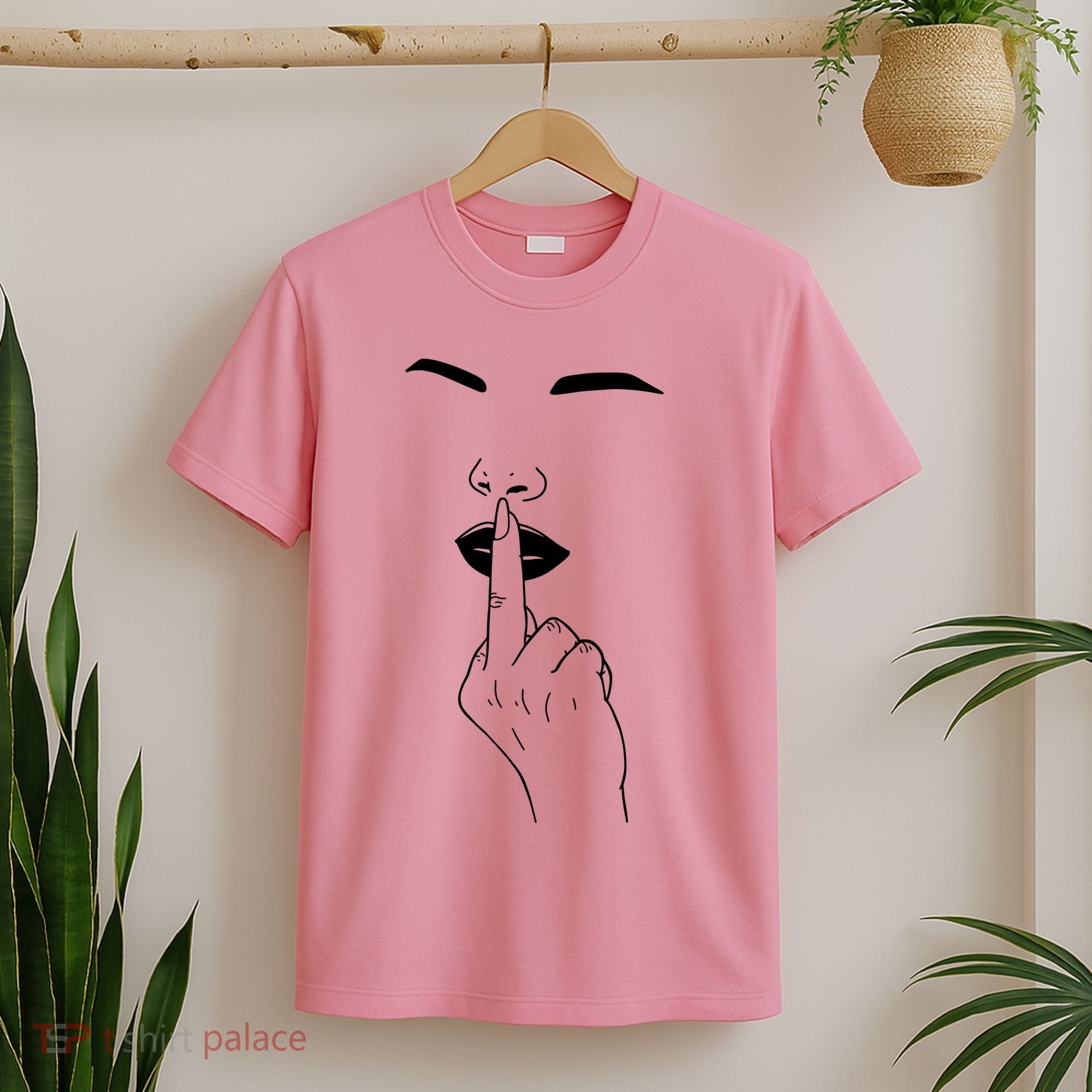 Middle Finger Lips T-Shirt