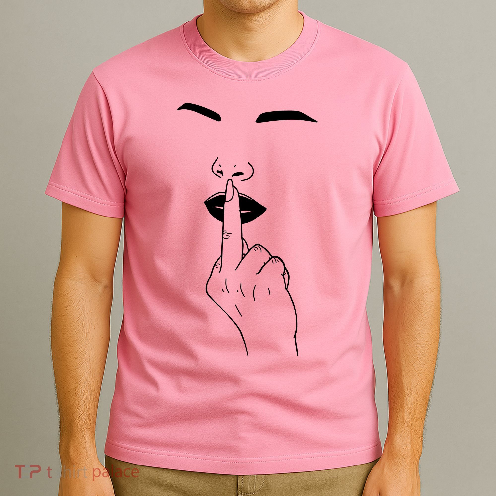 Middle Finger Lips T-Shirt