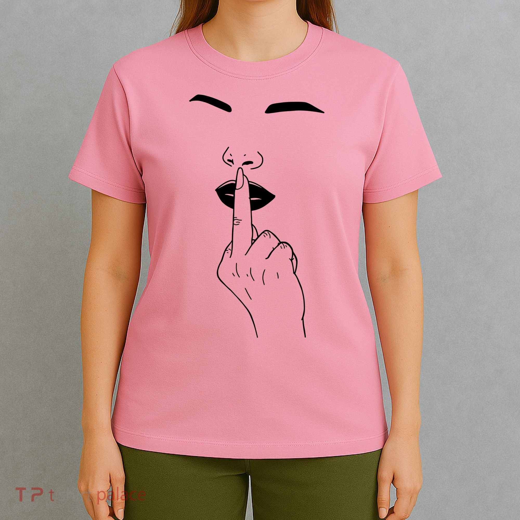 Middle Finger Lips T-Shirt