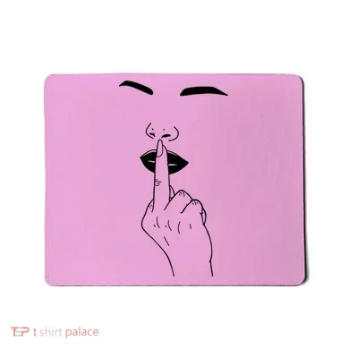Middle Finger Lips Mousepad