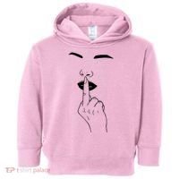 Middle Finger Lips Toddler Hoodie thumb 0