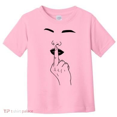 Middle Finger Lips Toddler T-Shirt