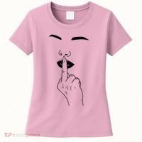 Middle Finger Lips Women's T-Shirt thumb 0