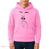 Middle Finger Lips Kids Hoodie thumb 4