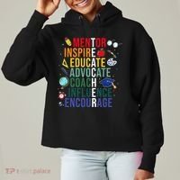 Mentor Inspire Educate Inspired Teacher Life Back To School Ladies Heavyweight Boxy Pullover Hoodie thumb 0