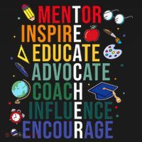 Mentor Inspire Educate Inspired Teacher Life Back To School Women's Hoodie thumb 2