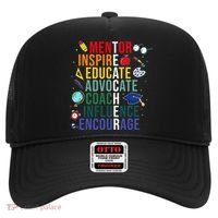 Mentor Inspire Educate Inspired Teacher Life Back To School Hat thumb 0
