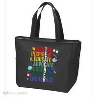Mentor Inspire Educate Inspired Teacher Life Back To School Tote Bag thumb 3