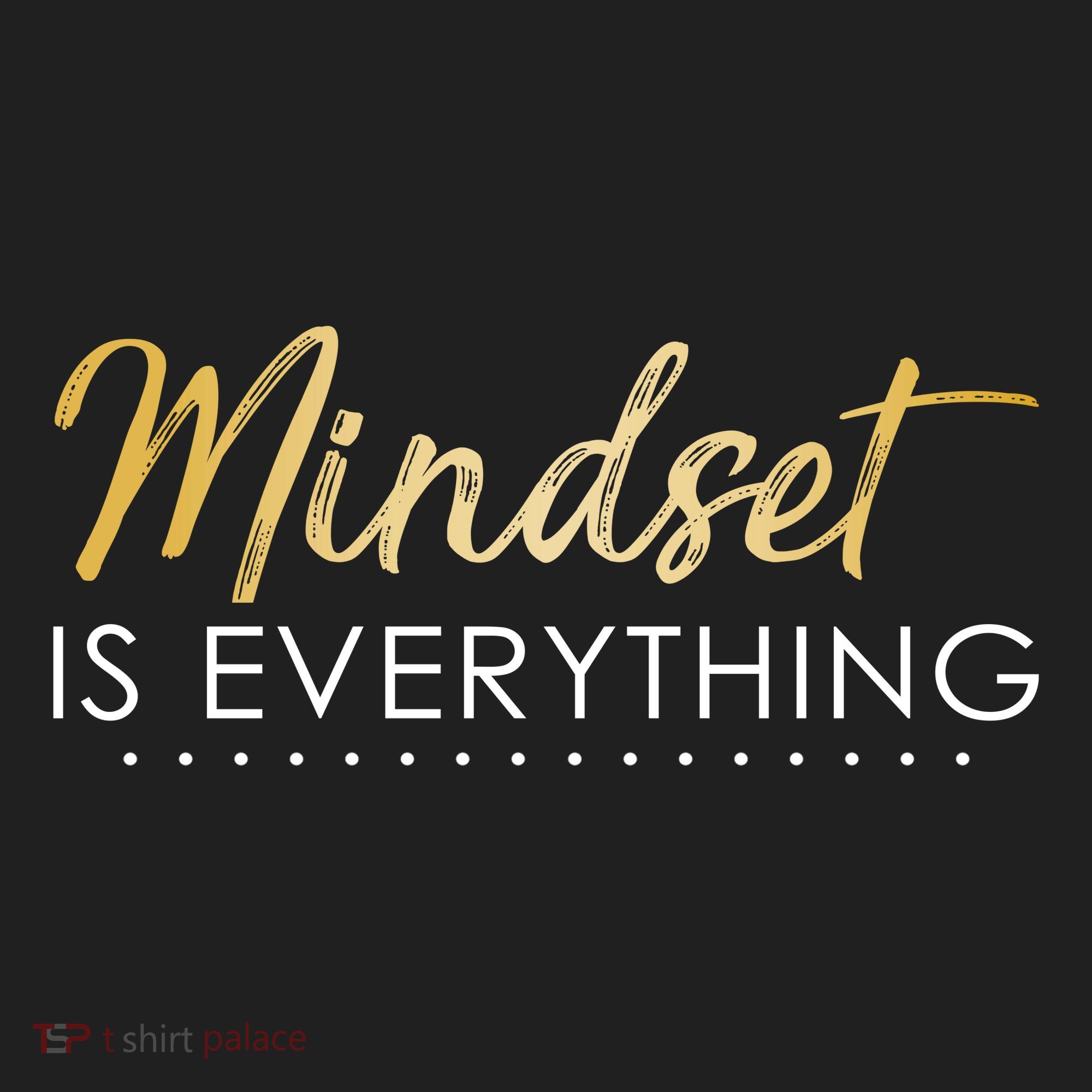 Mindset Is Everything Positive Quote Beanie