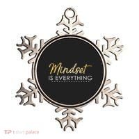 Mindset Is Everything Positive Quote Ornament thumb 0
