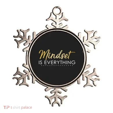 Mindset Is Everything Positive Quote Ornament