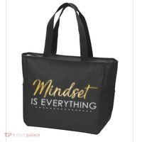 Mindset Is Everything Positive Quote Tote Bag thumb 3
