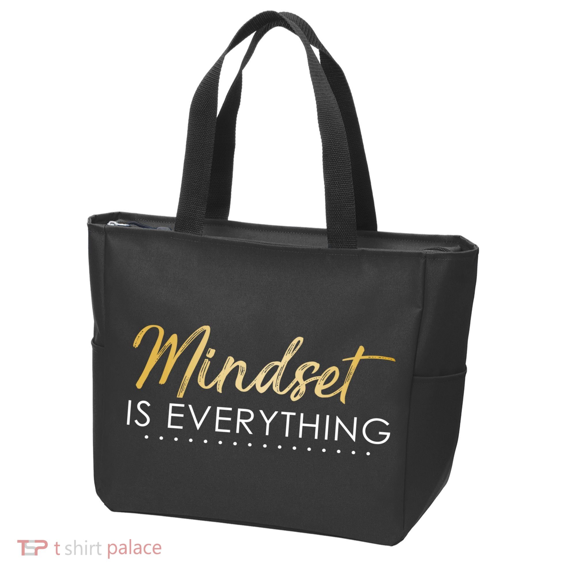 Mindset Is Everything Positive Quote Tote Bag