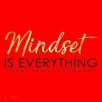 Mindset Is Everything Positive Quote Santa Hat thumb 1