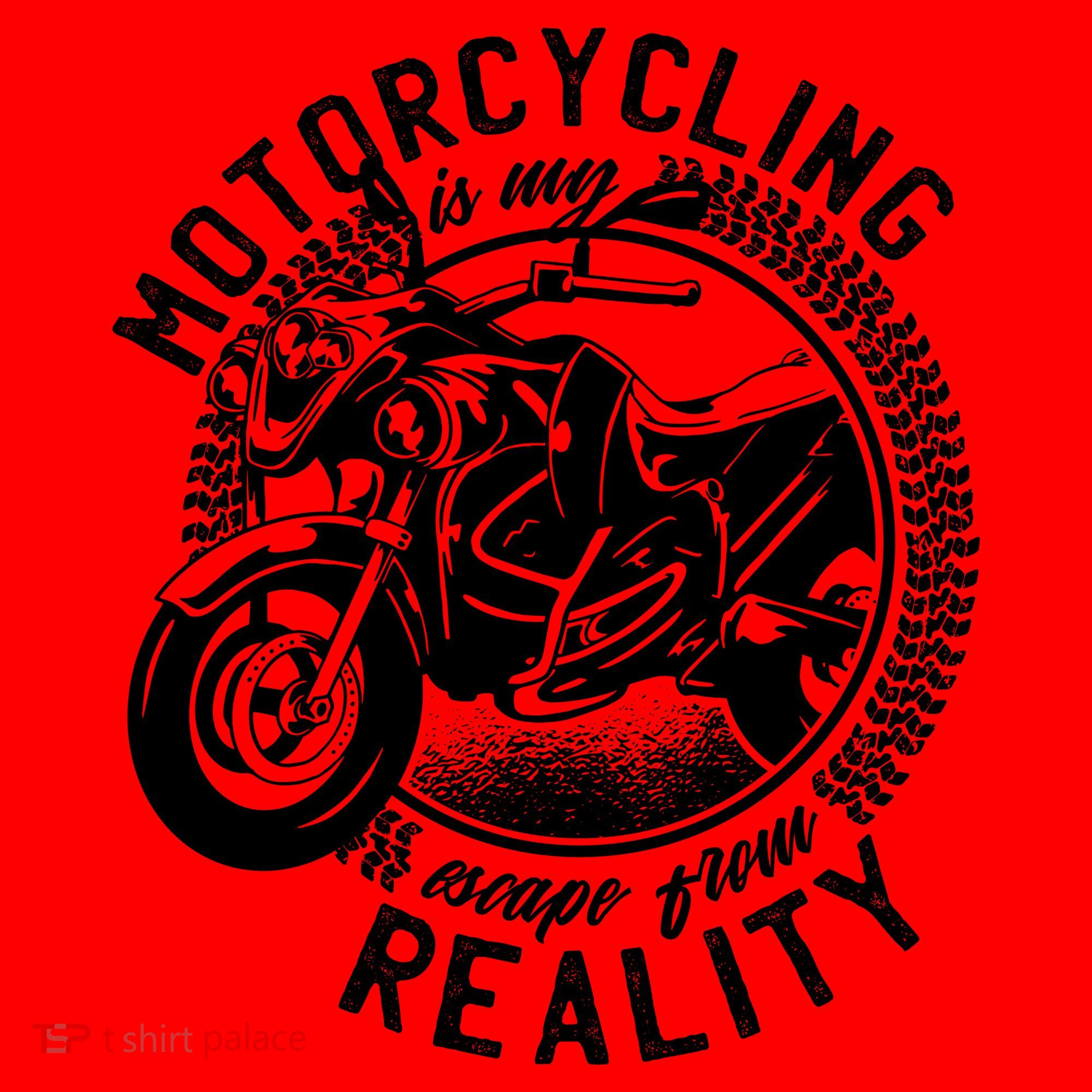 Motorcycling Is Escape From Reality Santa Hat