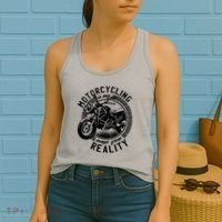 Motorcycling Is Escape From Reality Women's Tank Top thumb 2