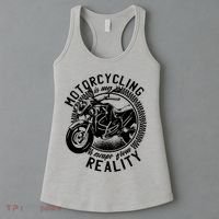 Motorcycling Is Escape From Reality Women's Tank Top thumb 3