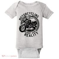 Motorcycling Is Escape From Reality Baby Bodysuit thumb 0