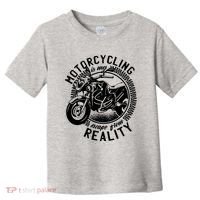 Motorcycling Is Escape From Reality Toddler T-Shirt thumb 0