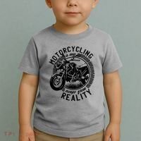 Motorcycling Is Escape From Reality Toddler T-Shirt thumb 2