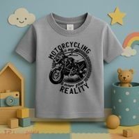 Motorcycling Is Escape From Reality Toddler T-Shirt thumb 3