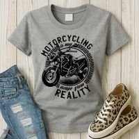 Motorcycling Is Escape From Reality Women's T-Shirt thumb 3