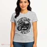 Motorcycling Is Escape From Reality Women's T-Shirt thumb 4