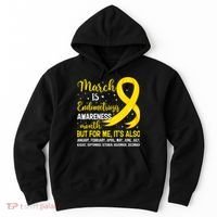 March Is Endometriosis Awareness Month Warrior Support Hoodie thumb 0