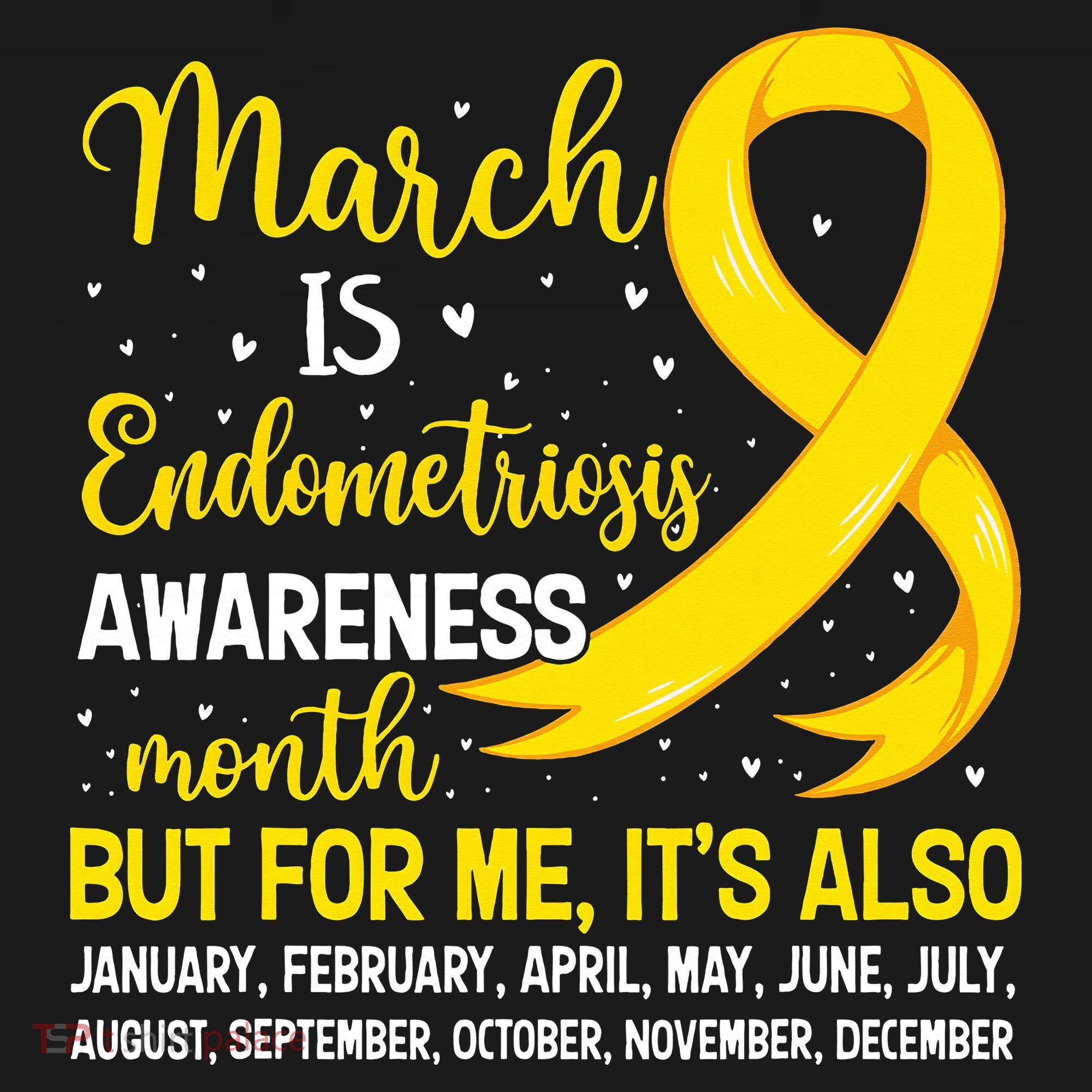 March Is Endometriosis Awareness Month Warrior Support Polo