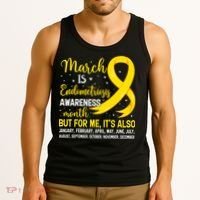 March Is Endometriosis Awareness Month Warrior Support Tank Top thumb 3
