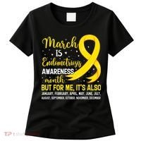 March Is Endometriosis Awareness Month Warrior Support Women's T-Shirt thumb 0