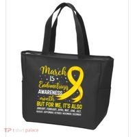 March Is Endometriosis Awareness Month Warrior Support Tote Bag thumb 3