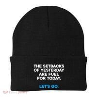 Motivational Inspirational Empowering Quote Fuel For Today Beanie thumb 0