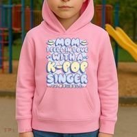 Mom I Fell In Love With A K Pop Singer Kids Hoodie thumb 2