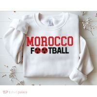 Morocco International Futbol Team Soccer Sweatshirt thumb 2