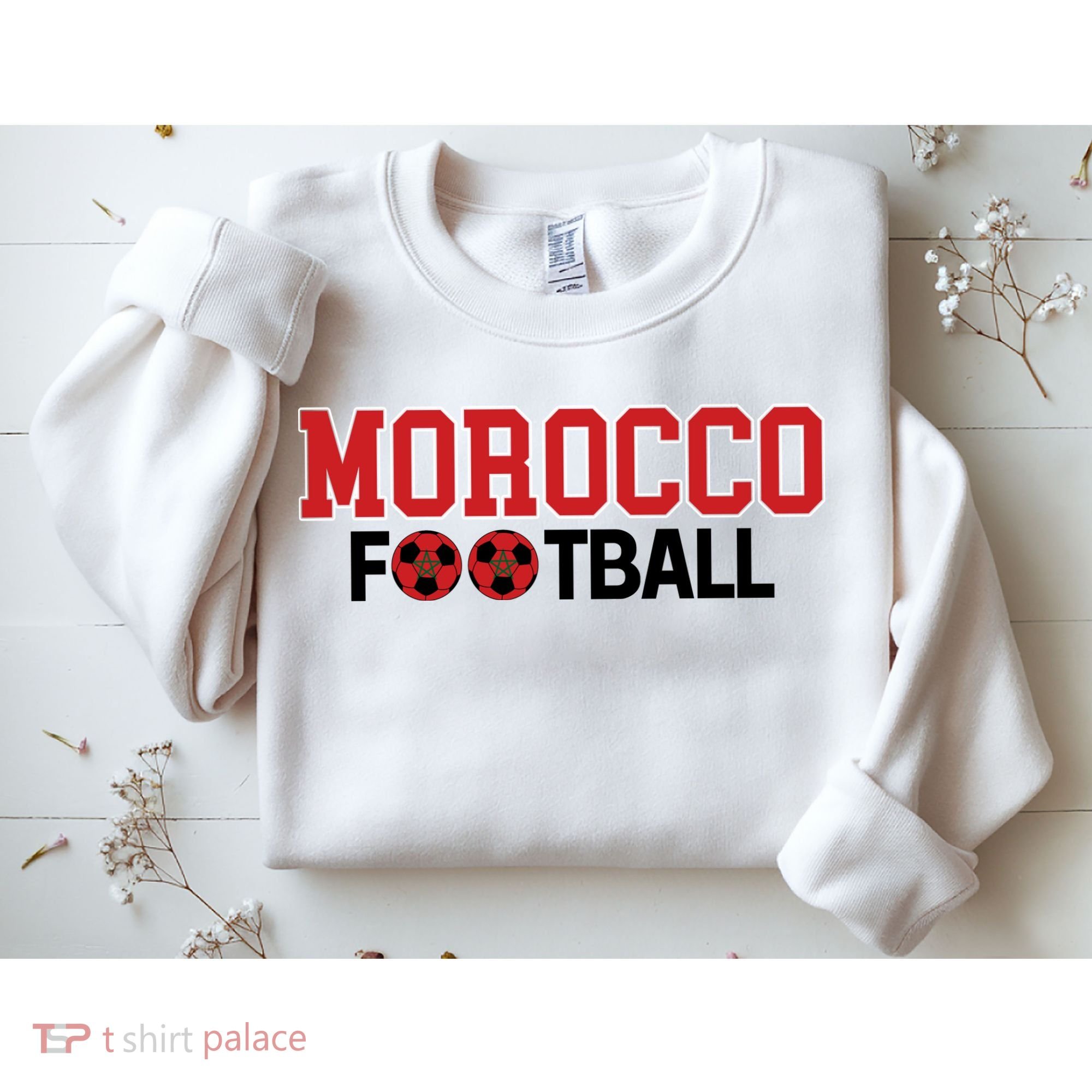 Morocco International Futbol Team Soccer Sweatshirt
