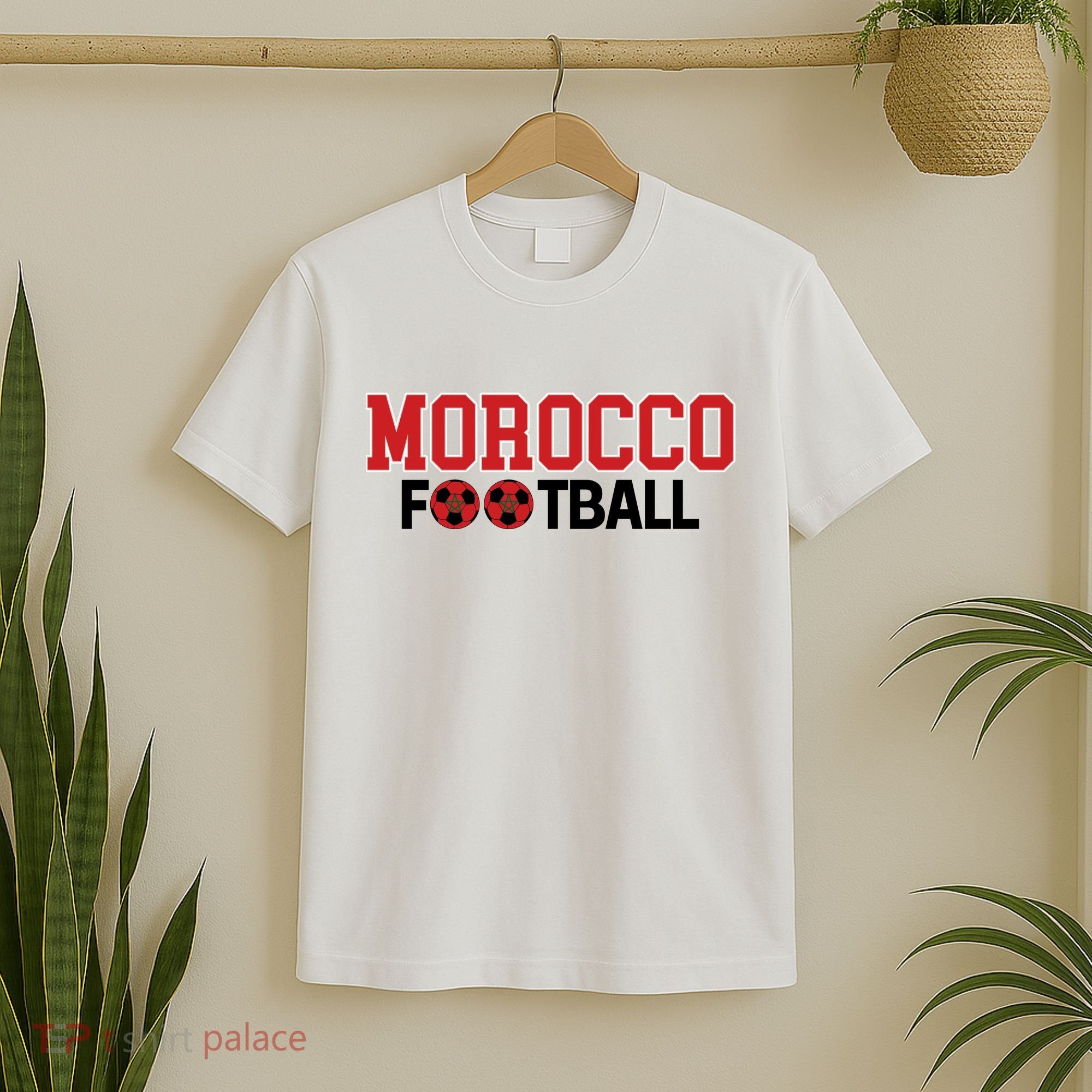 Morocco International Futbol Team Soccer T-Shirt