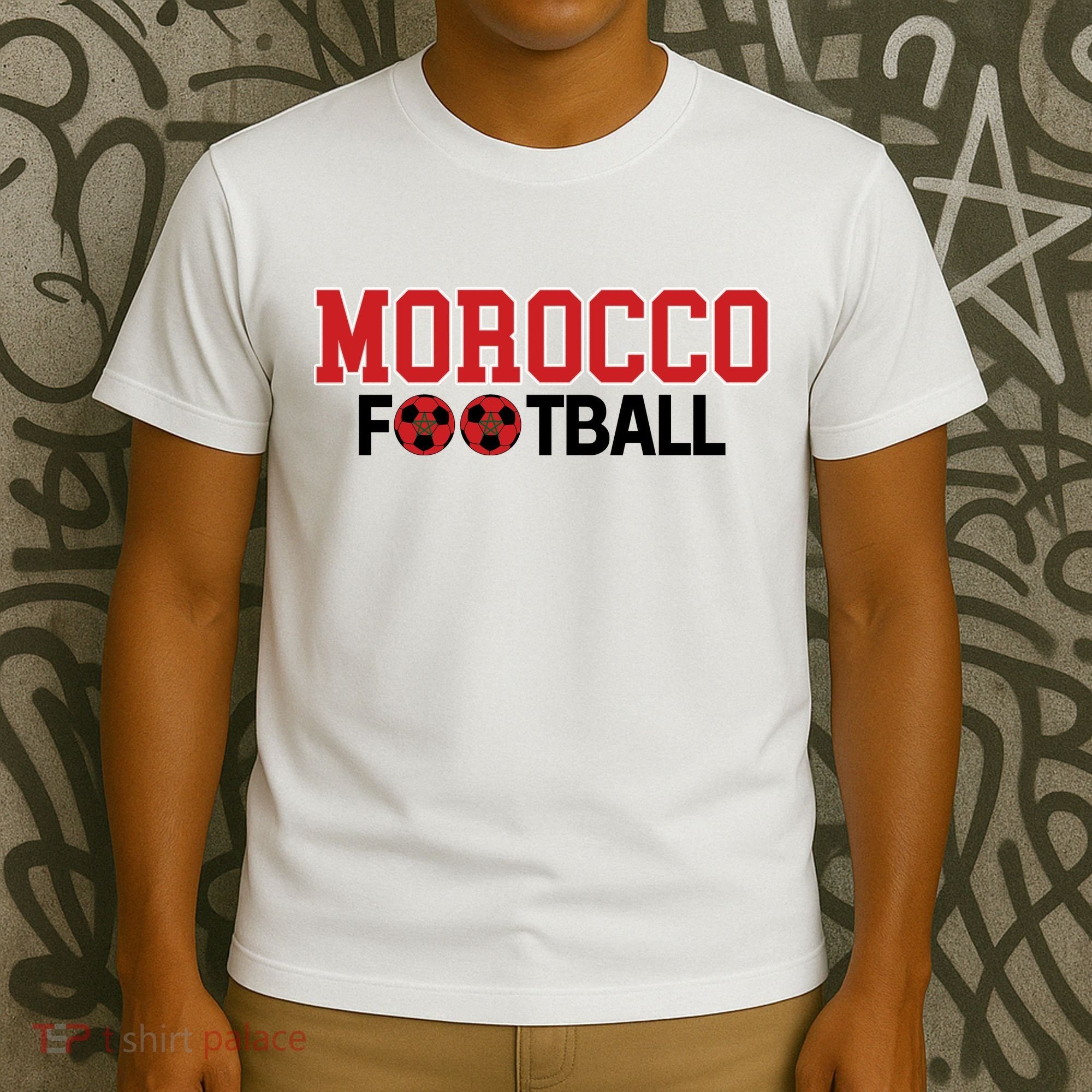 Morocco International Futbol Team Soccer T-Shirt